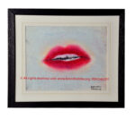 Original canvas painting ROSY LIPS by Shivanee Madhual