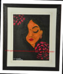Original canvas painting SHY BEAUTY by Shivanee Madhual