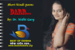 Hindi short poem DARR by Dr. Nidhi Garg